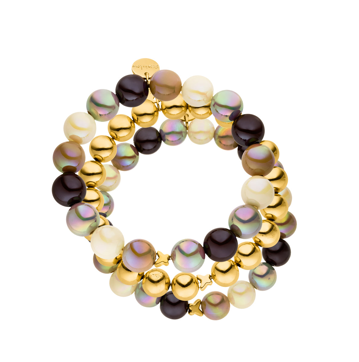 Armband Set Toffe Multi Gold