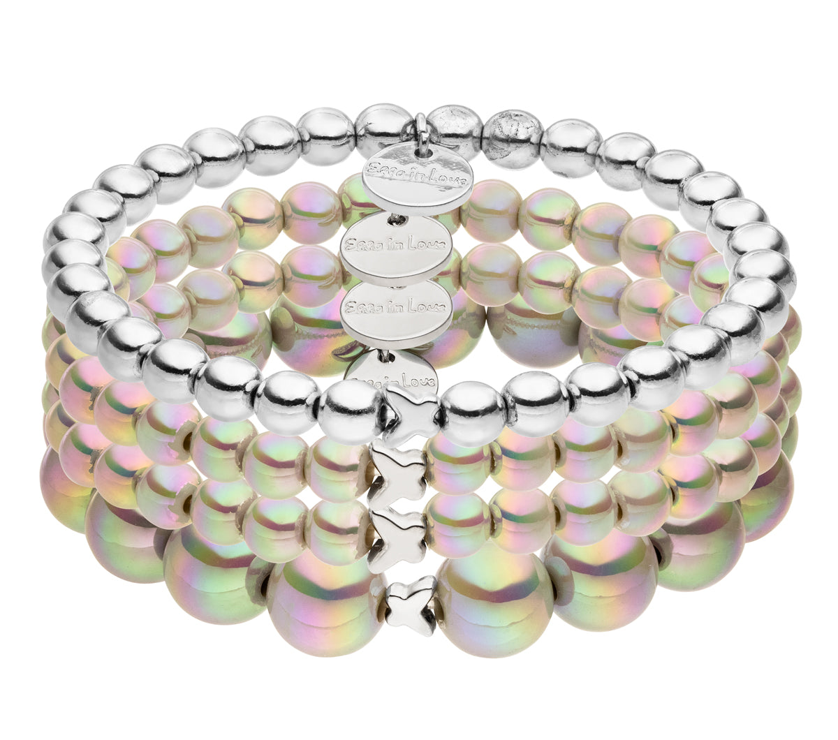 Armband Set Silver Glow Mini