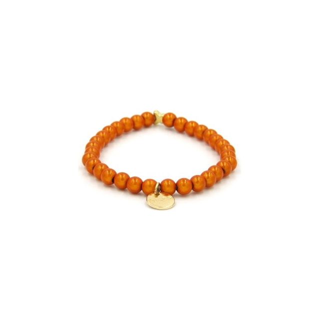 Perlenarmband Orange – Mini