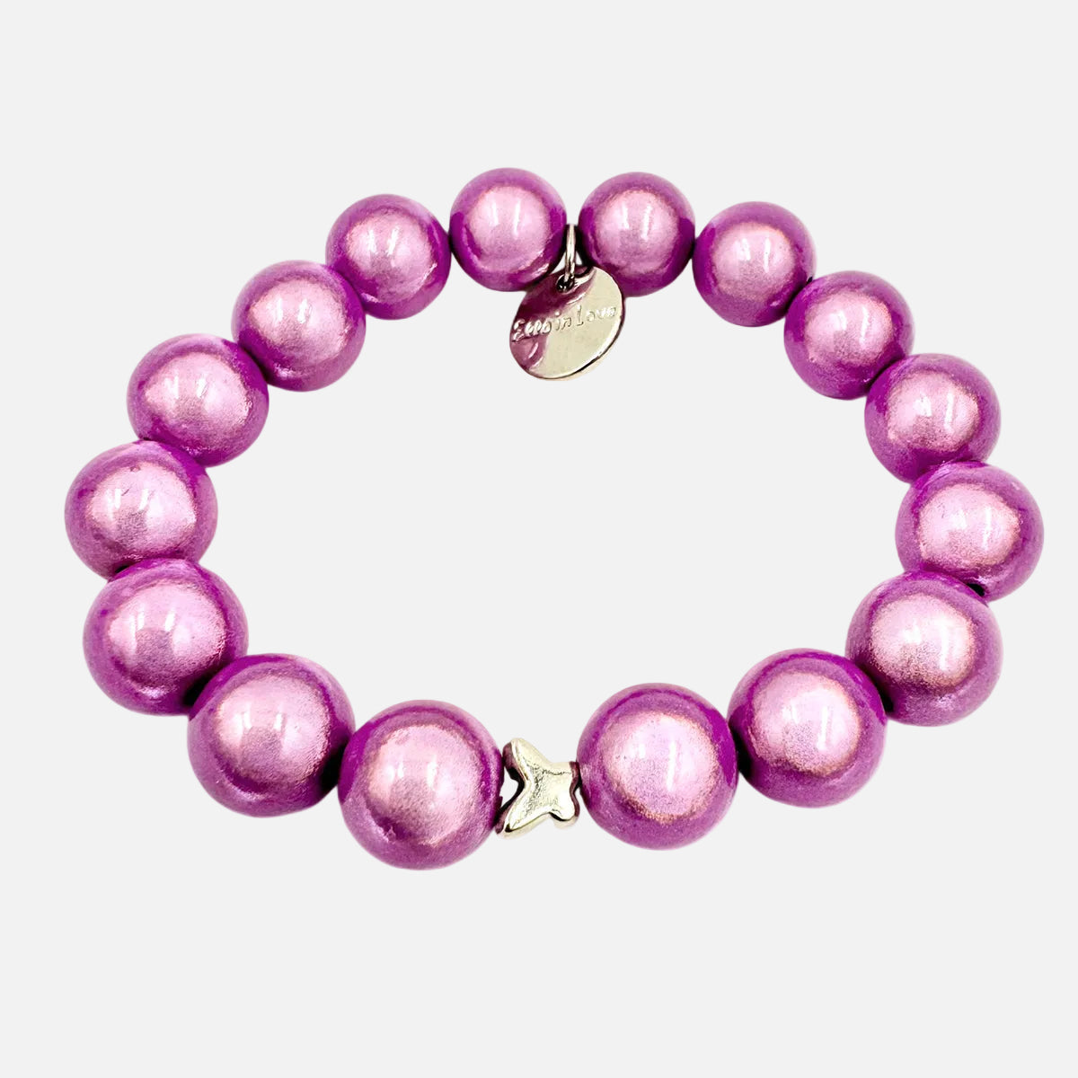Perlenarmband for Kids Digital Lavendel