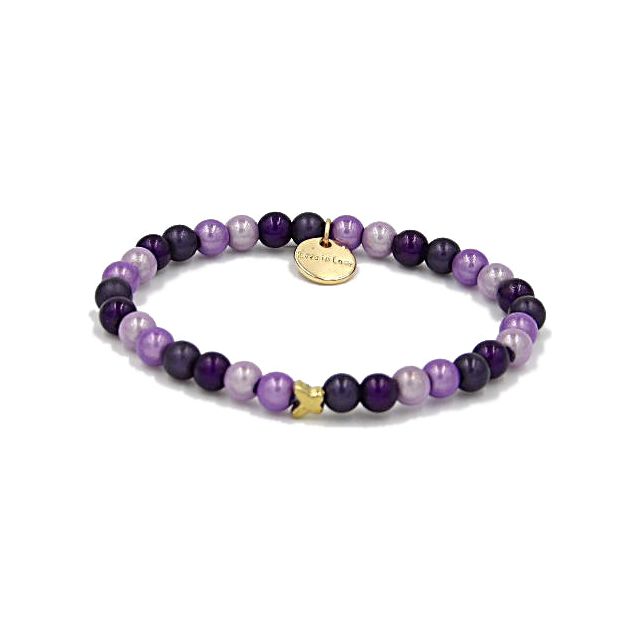 Perlenarmband Orchidee Mixed – Mini