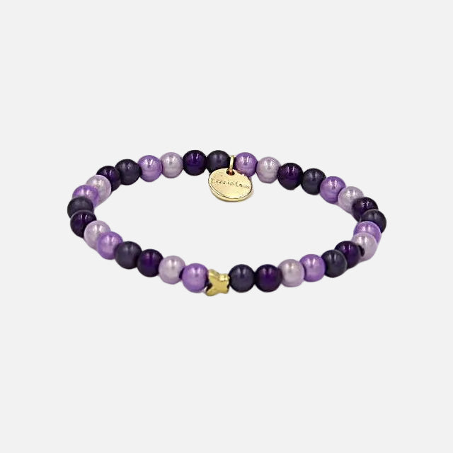 Perlenarmband Orchidee Mixed – Mini