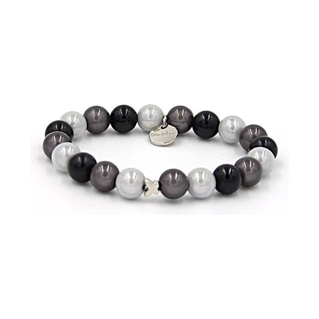 Perlenarmband Black Mixed