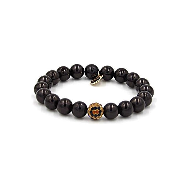 Perlenarmband Black Night LEO Single