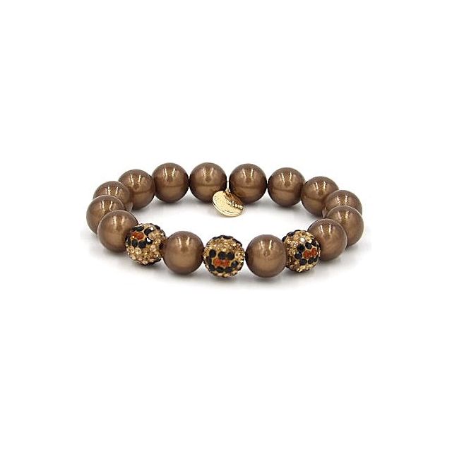 Perlenarmband Choco LEO Triple