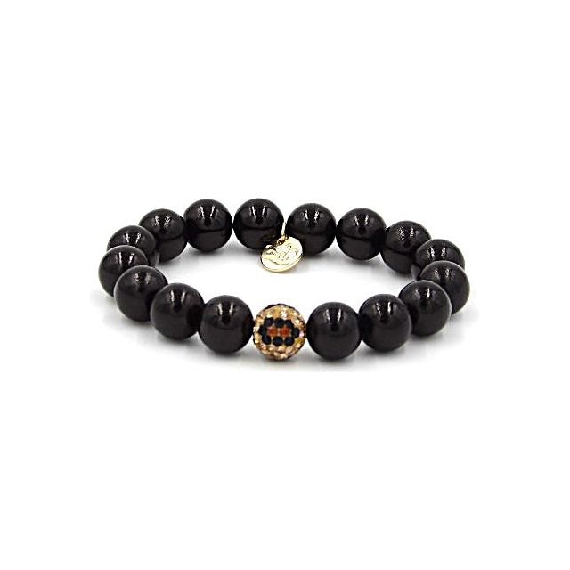 Perlenarmband Black Night LEO Single