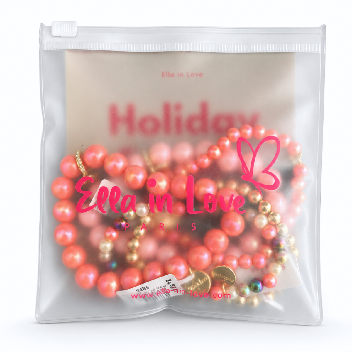 Perlenarmband Paket Rosa Mix 5 teilig | Holiday Season