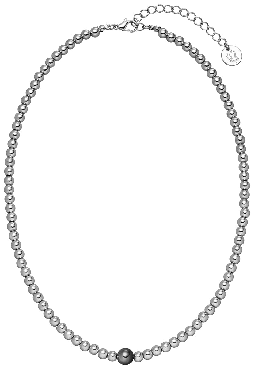 Halskette mit shadow glow perle