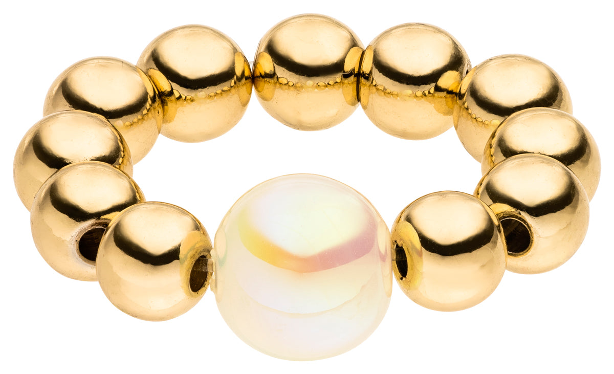 Ring champagner glow