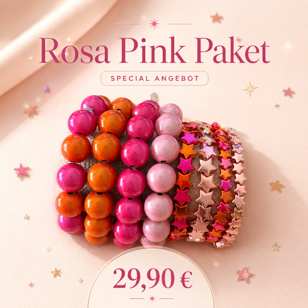 Rosa Pink Paket – 8 Armbänder | Mid Season Sale Community Special