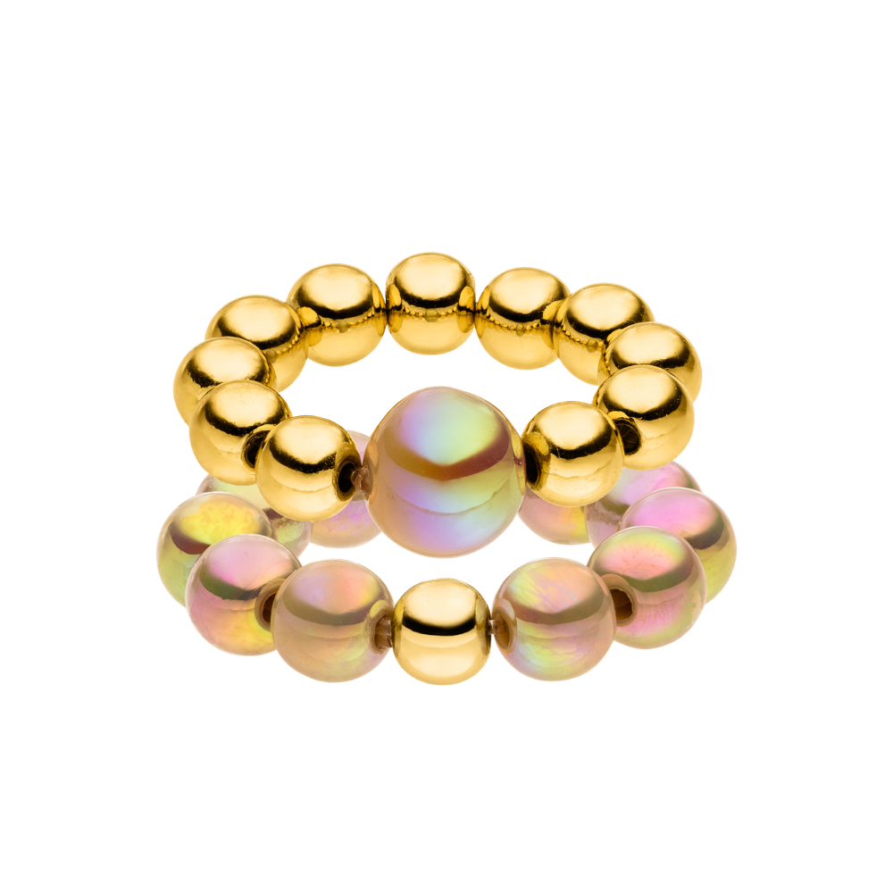 Ring-Set, 2-teilig Lovestory Toffee