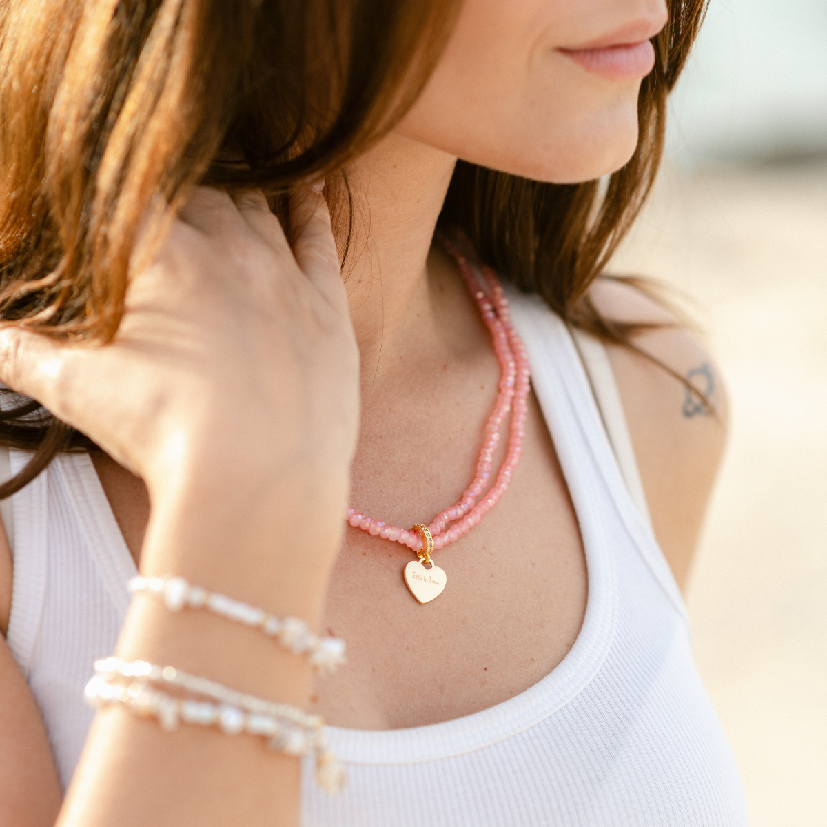Perlenarmband Set Meer Motiv | Wasserfest