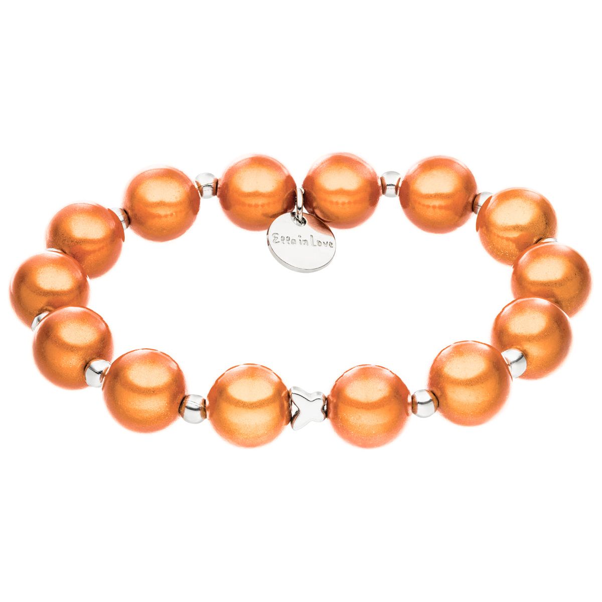Perlenarmband Sun-Orange