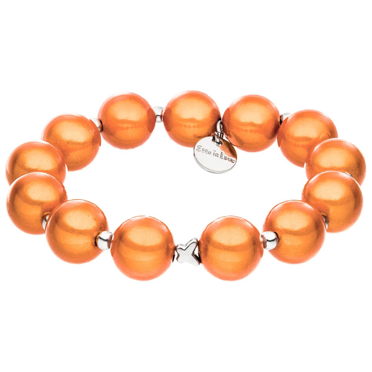 Perlenarmband Sun-Orange