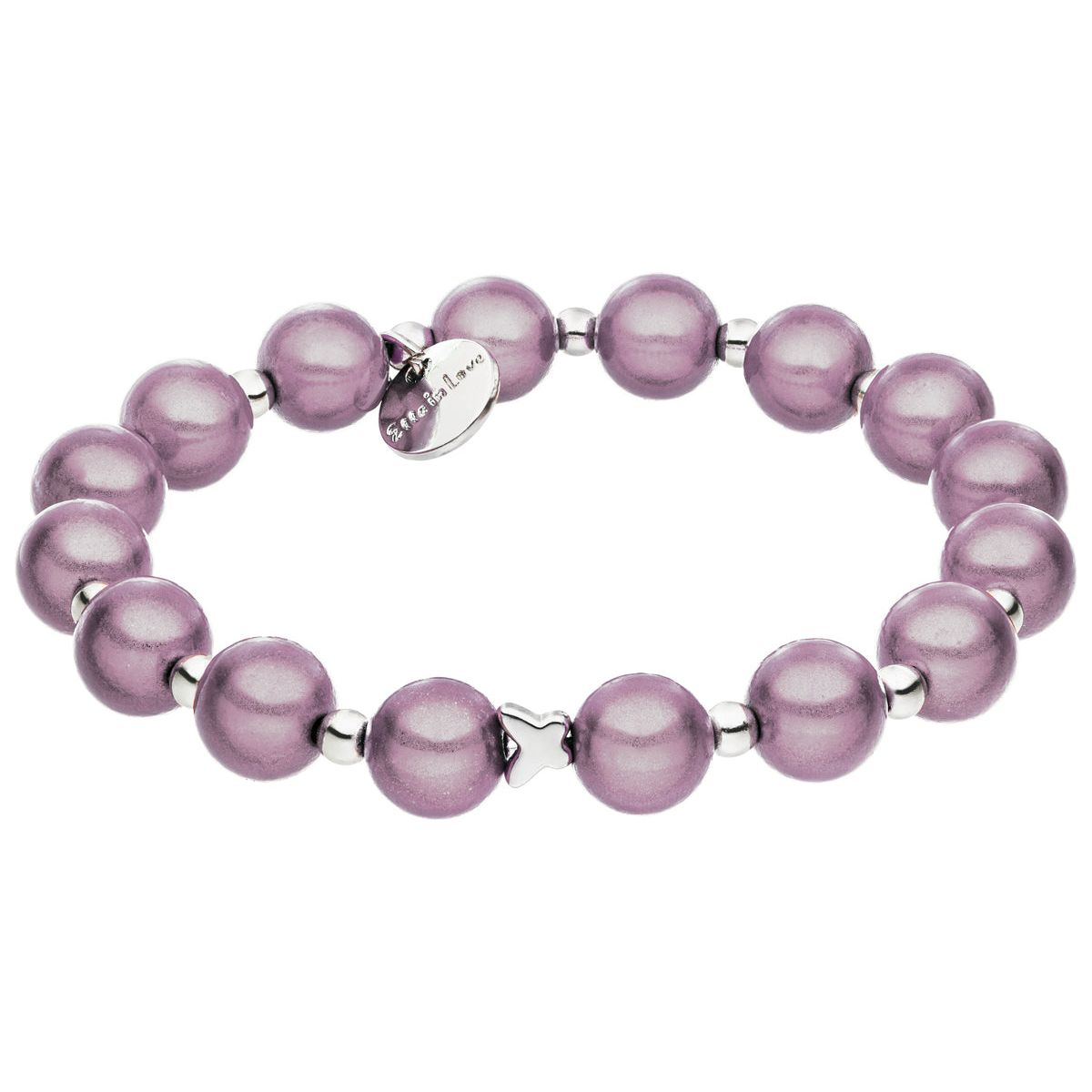Perlenarmband Pastel Lilac