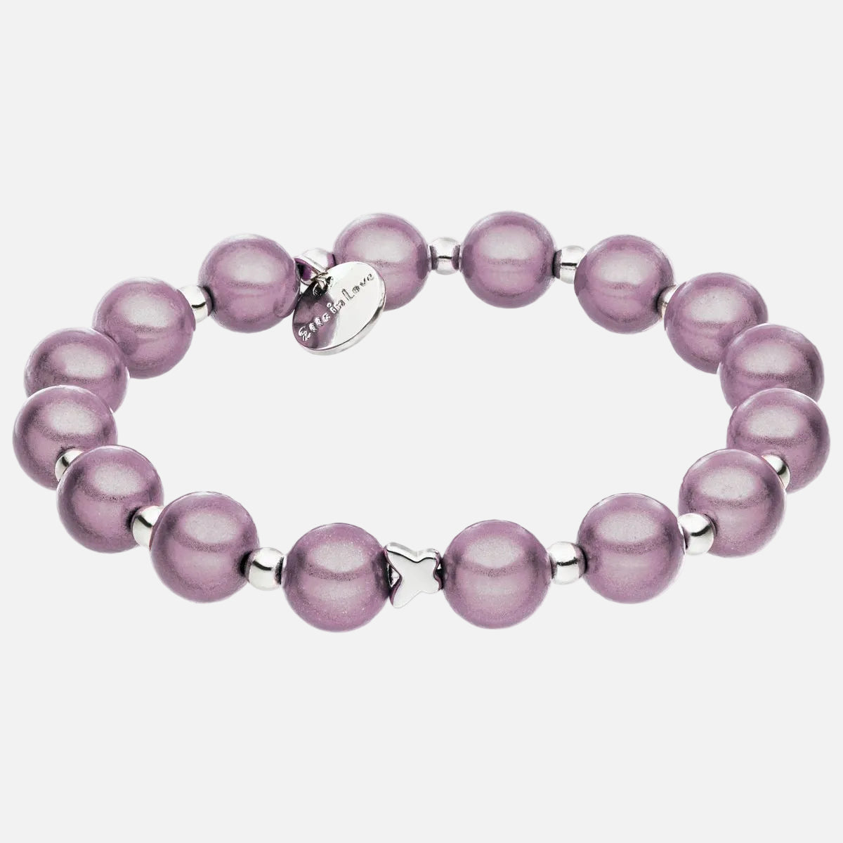 Perlenarmband Pastel Lilac