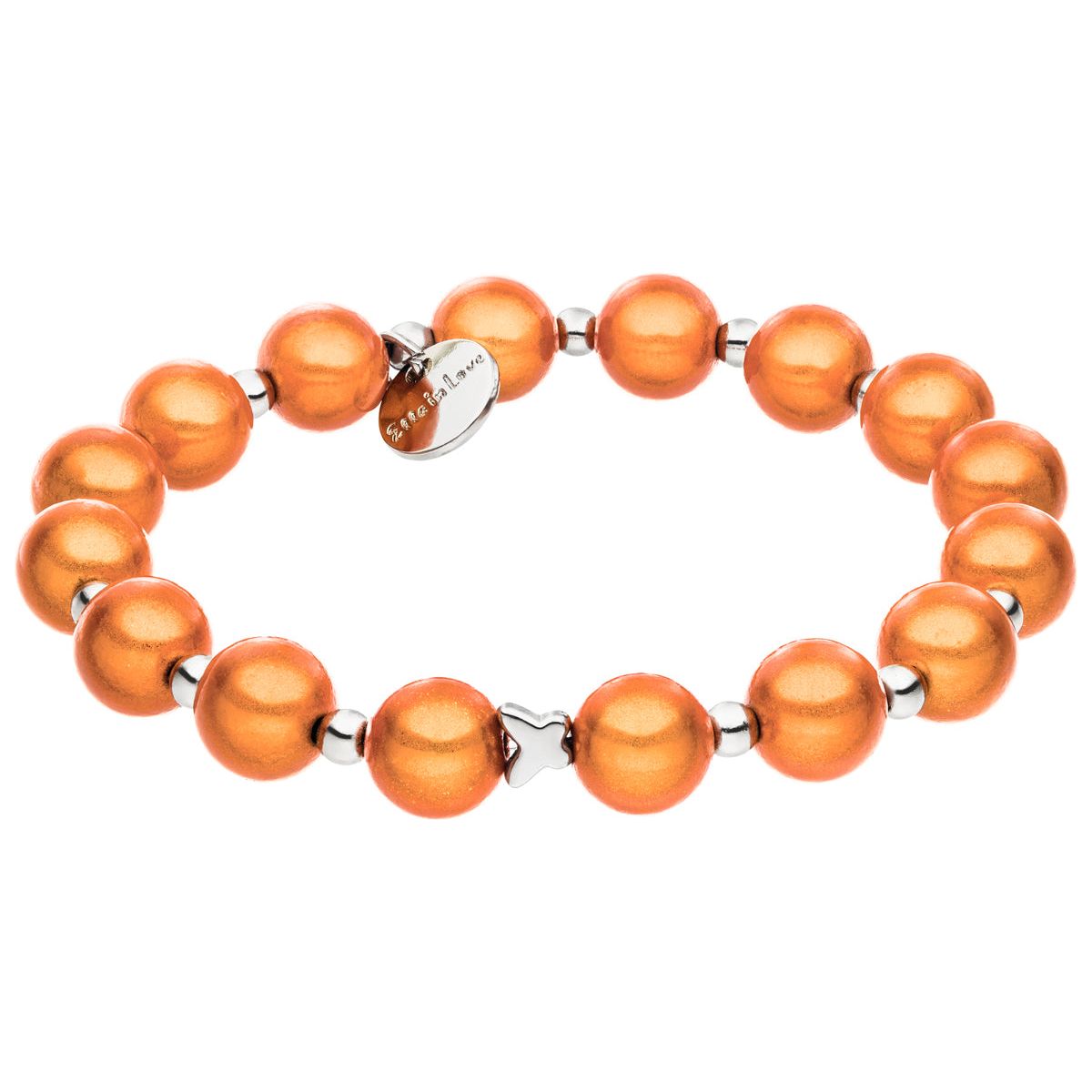Perlenarmband Sun-Orange