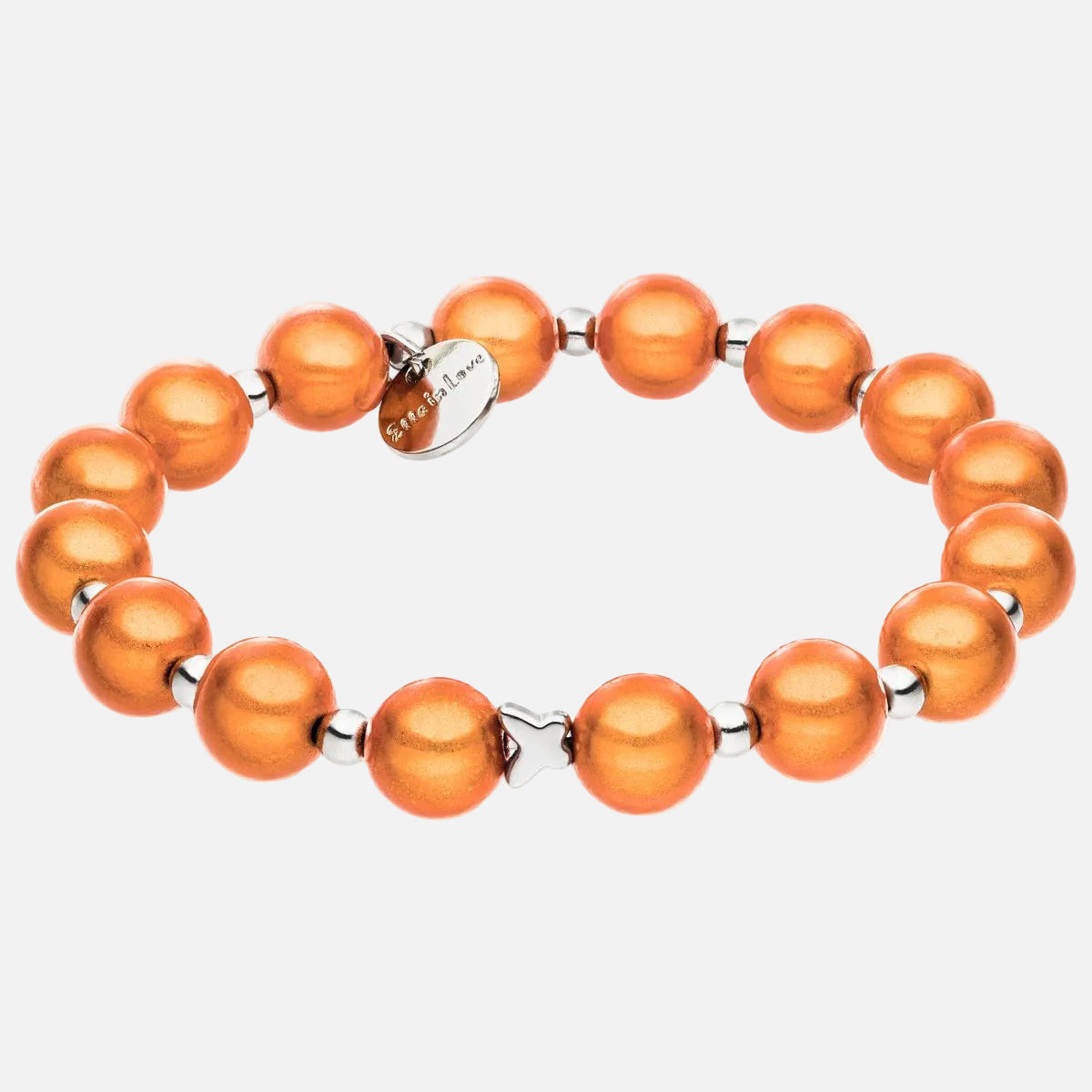 Perlenarmband Sun-Orange