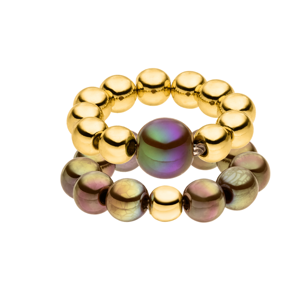 Ring-Set, 2-teilig Lovestory Mocha