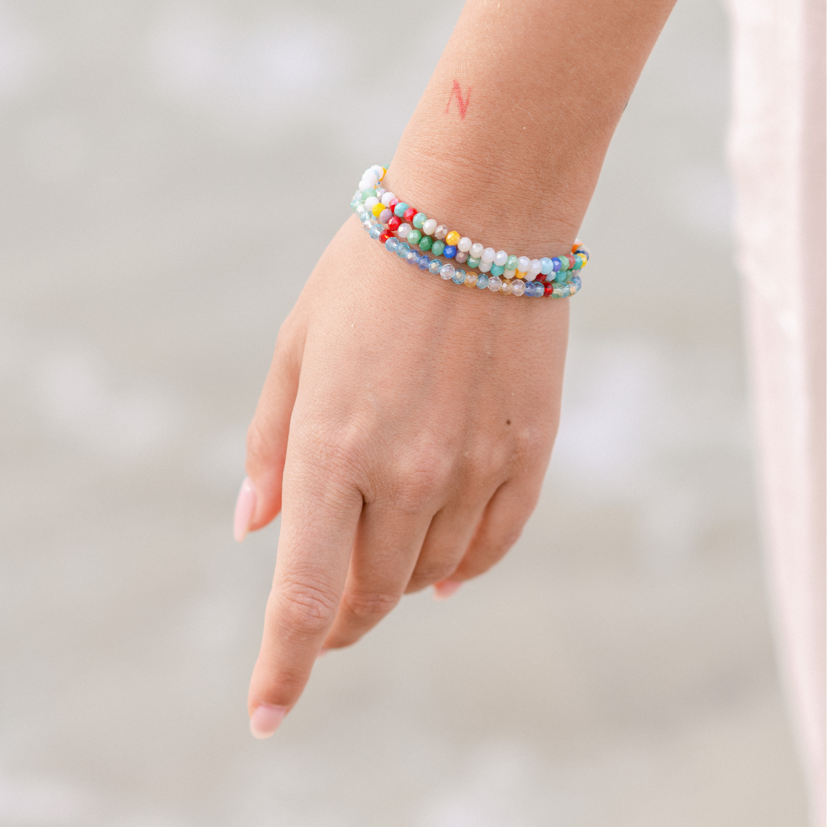 Perlenarmband Set Bunt | Wasserfest