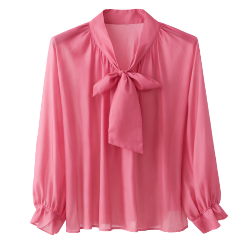 Damenbluse in Onesize Pink – elegante Sommerbluse