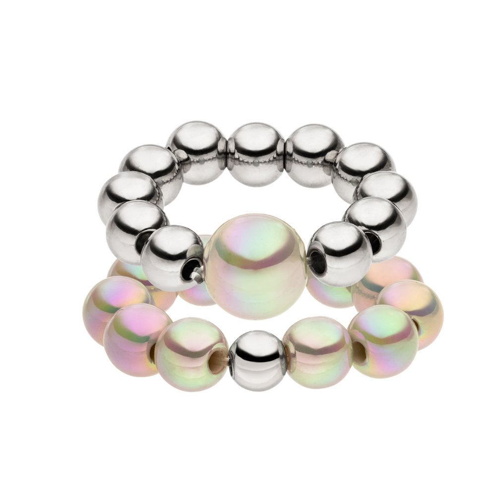 Ring-Set, 2-teilig Lovestory Silver