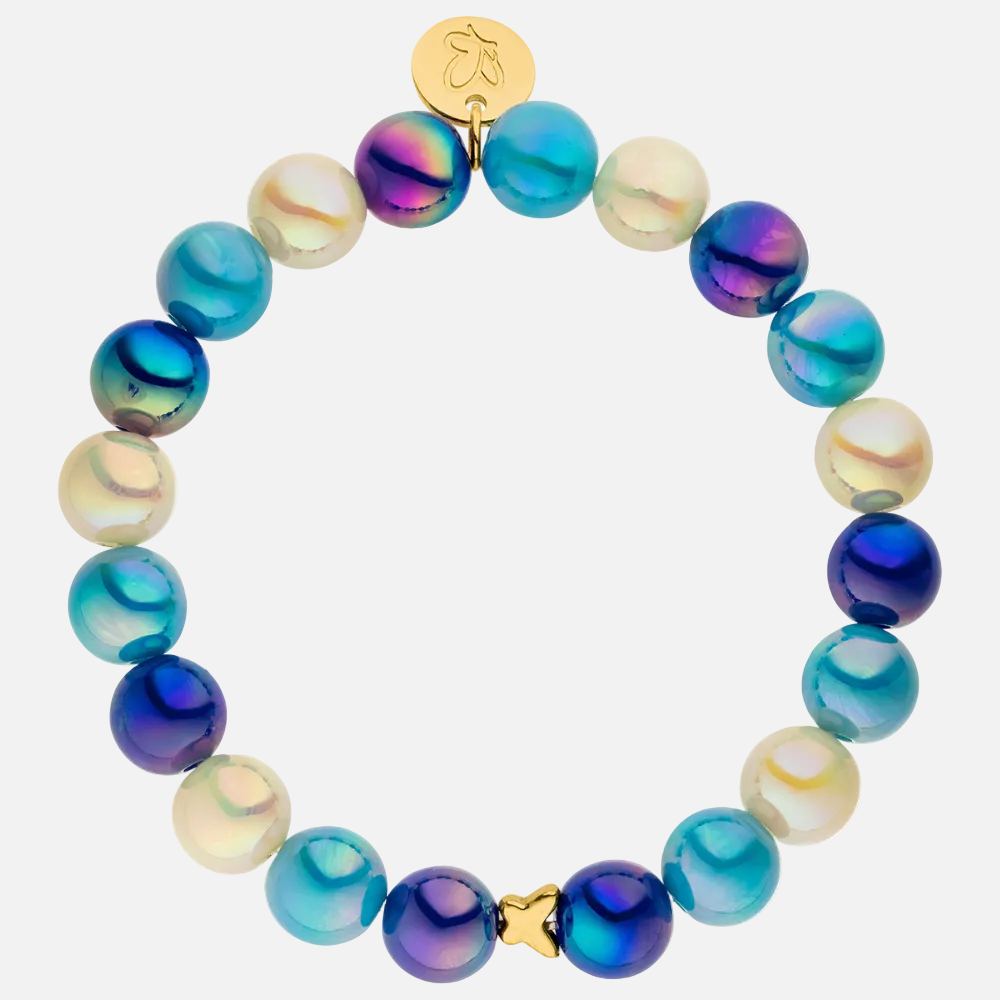 Perlenarmband Classic Multi Blau mit 3D Intensiv Glow Effekt