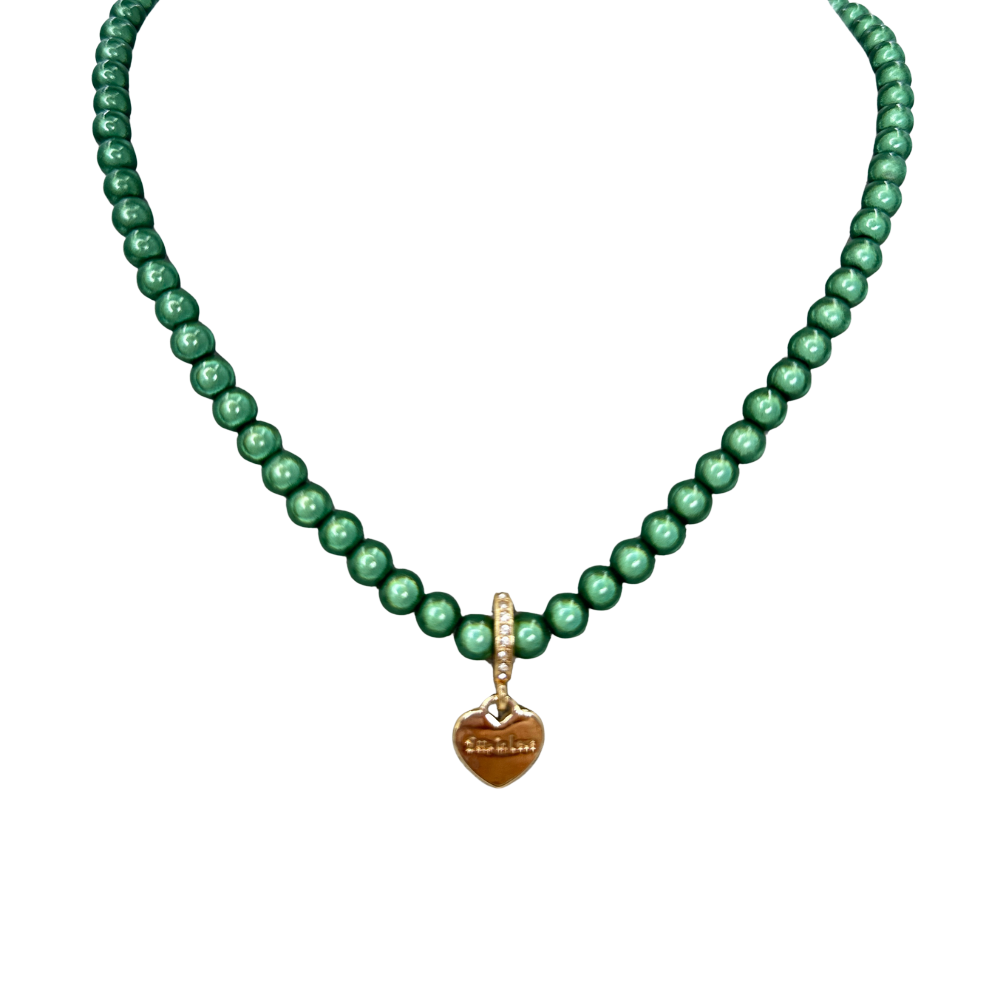 Halskette Fine 6mm Softgrün