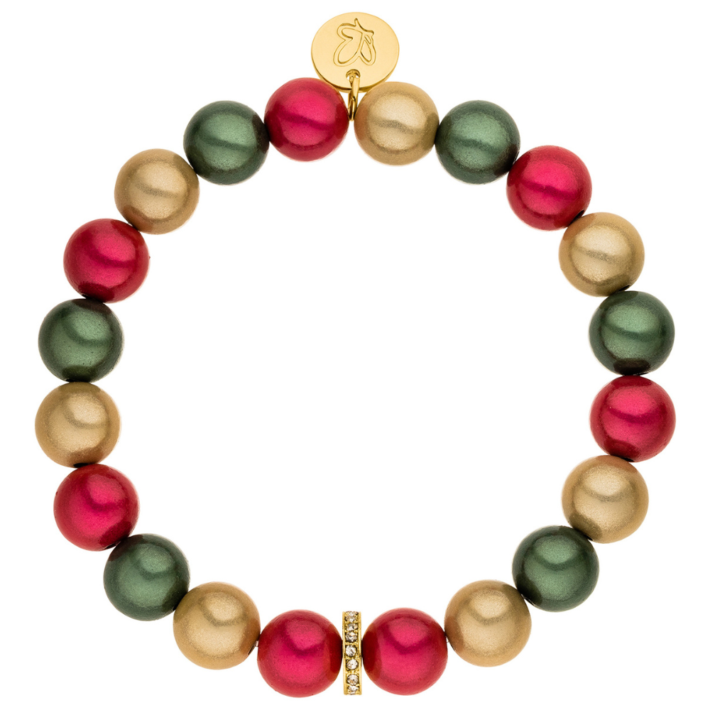 Armband Deluxe Multicolor Berry 10mm