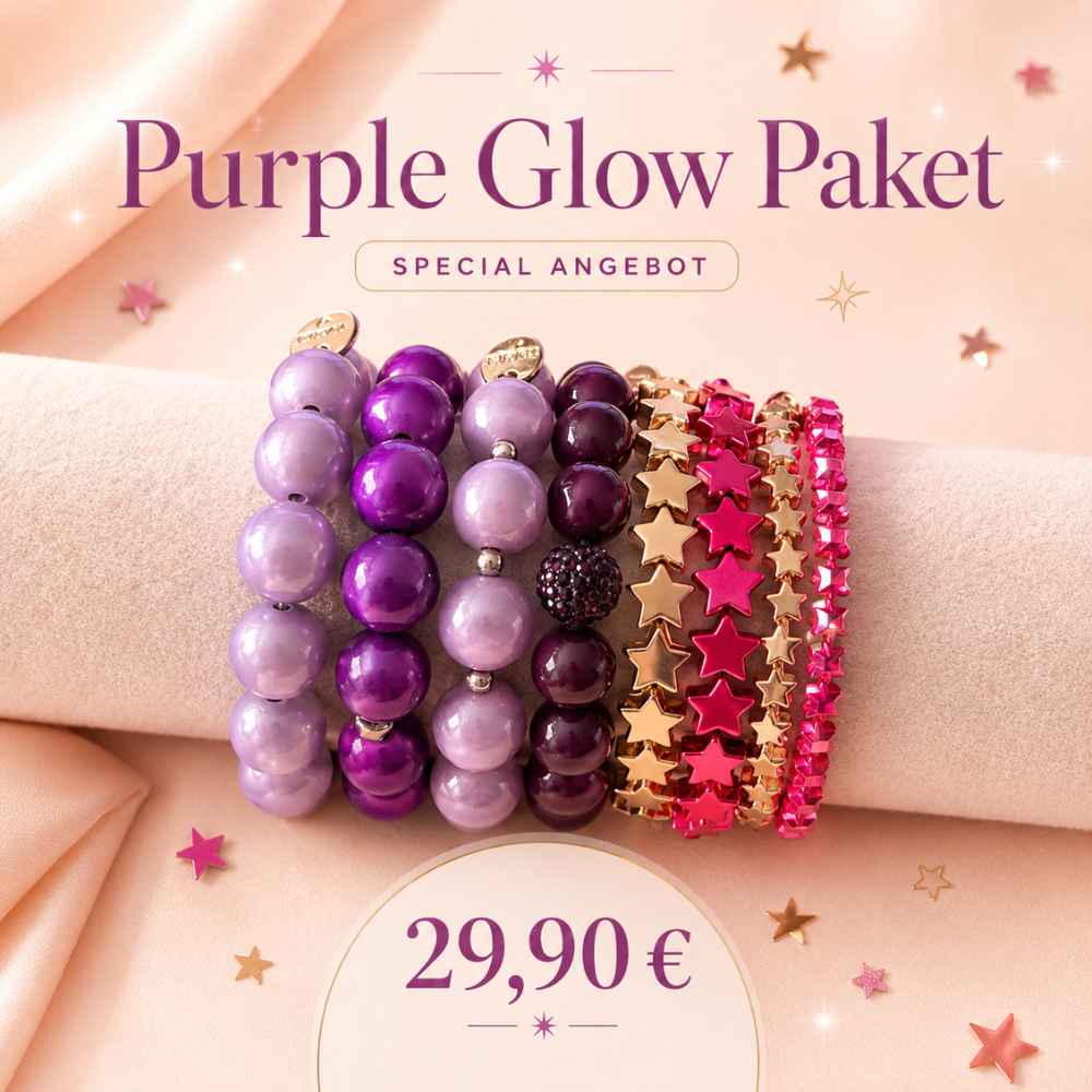 Purple Glow Paket – 8 Armbänder | Mid Season Sale Community Special