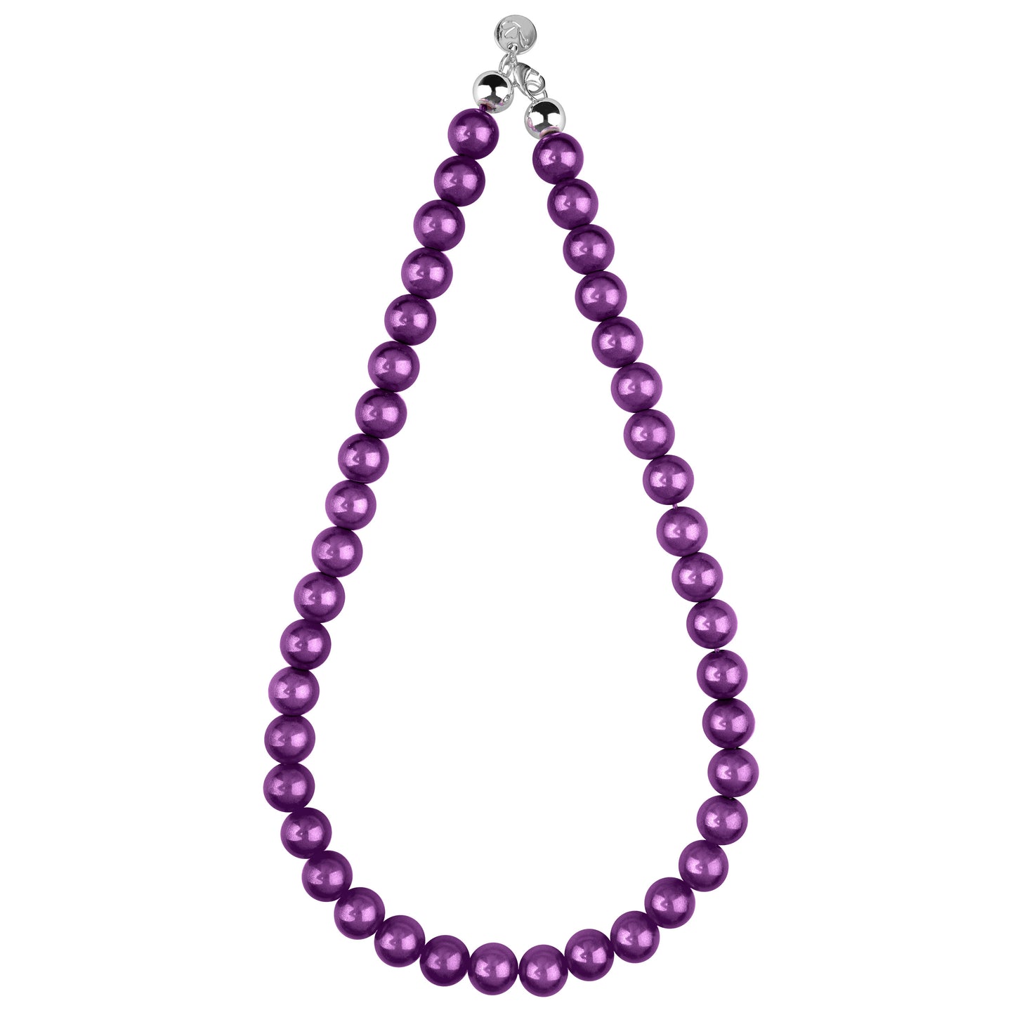 Perlenhalskette Wild Lila – Kurz