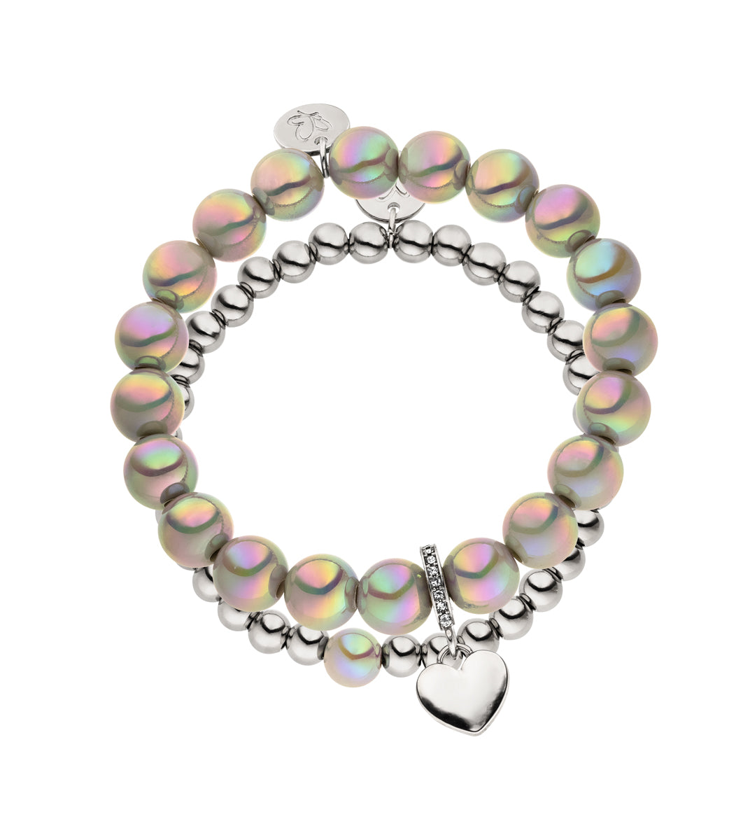 Armband-Set Silver Glow Duo