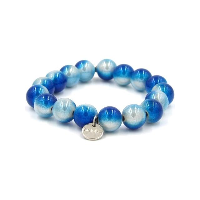 Perlenarmband Royal Caribbean - White Aqua