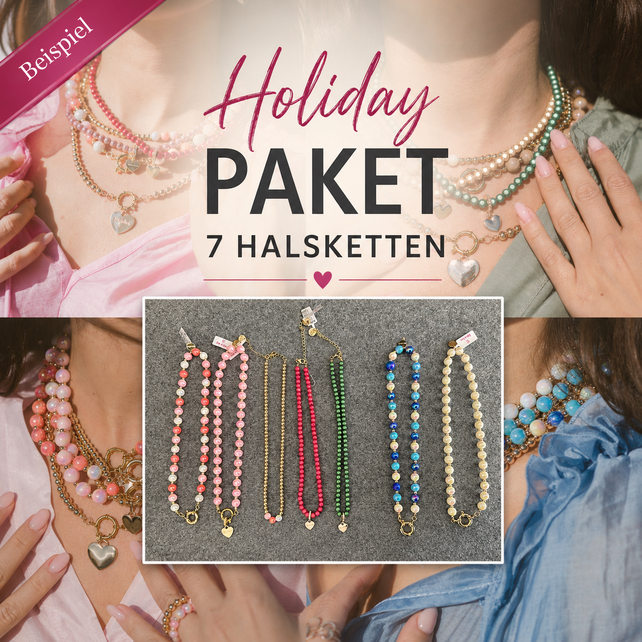 Holiday Paket – 7 Halsketten aus Neuheiten, Bestsellern & Ella-Klassikern