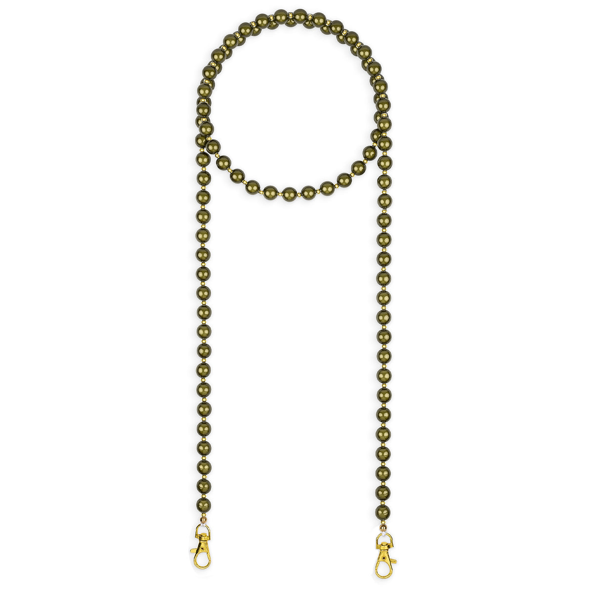 Handykette Oliv-Gold