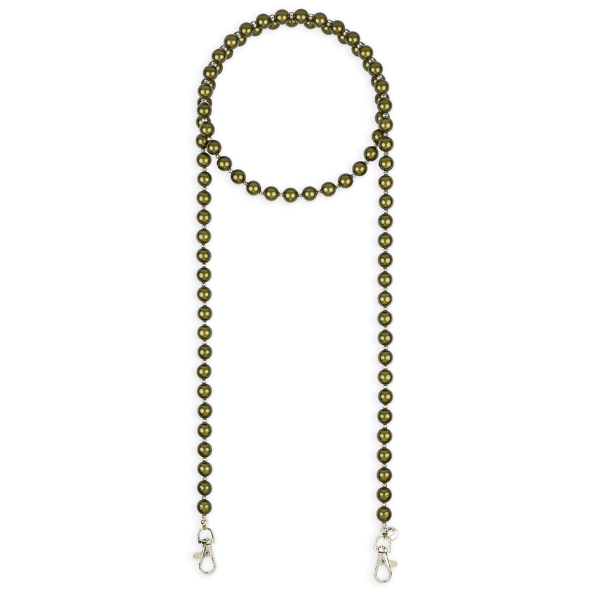 Handykette Oliv-Silver