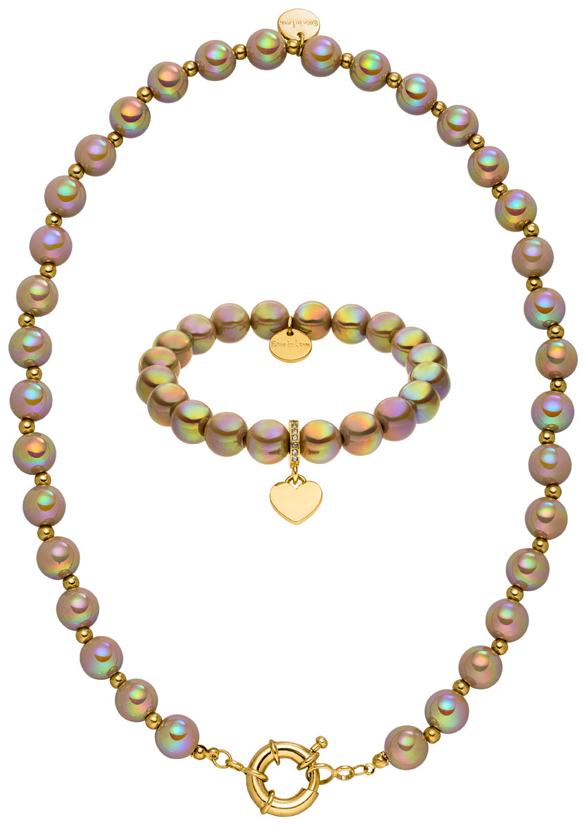 Halskette Set Toffe Glow