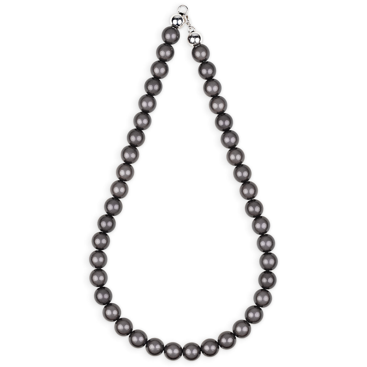 Perlenhalskette Black – Kurz – Diamond Collection