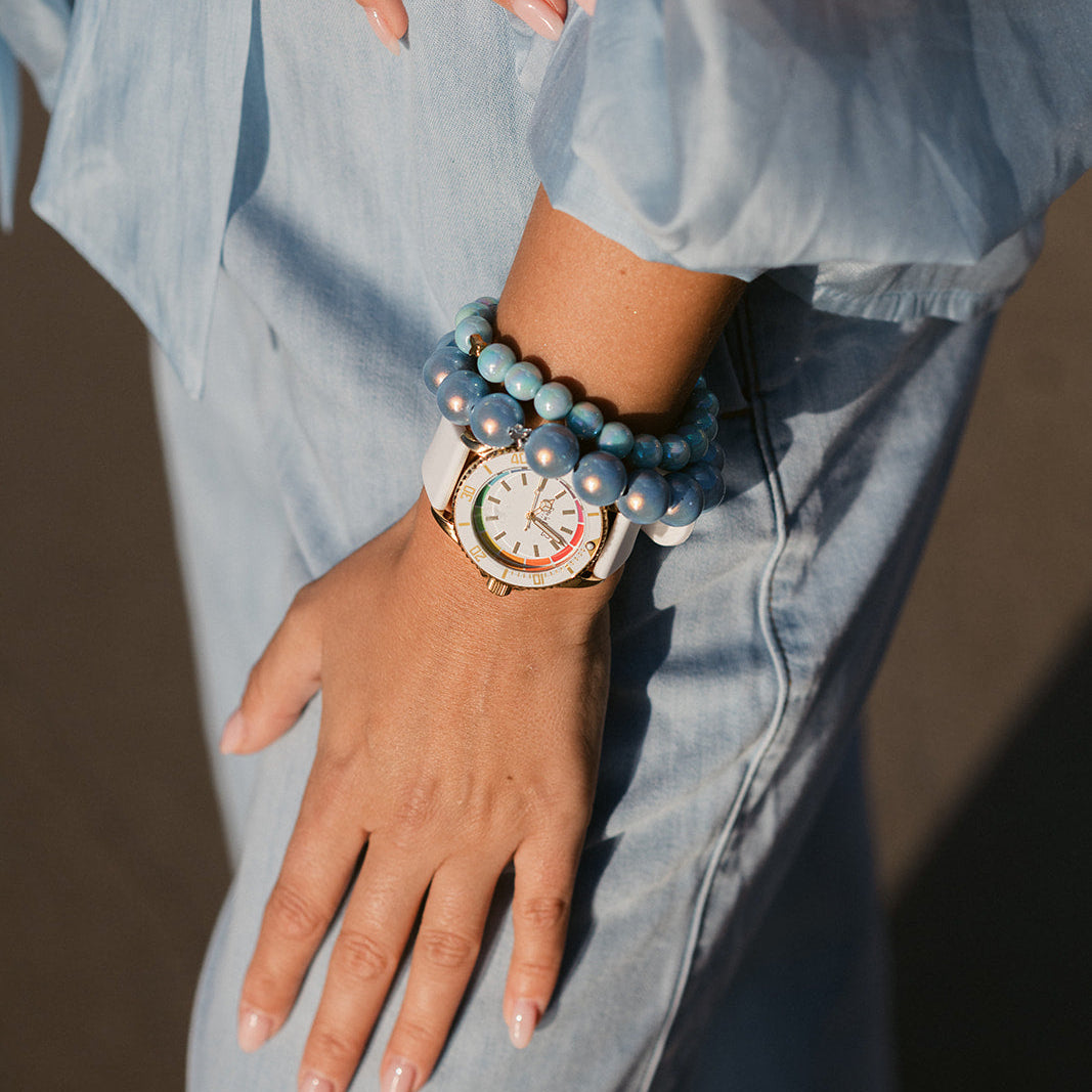 Limited Edition: Armbanduhr white night