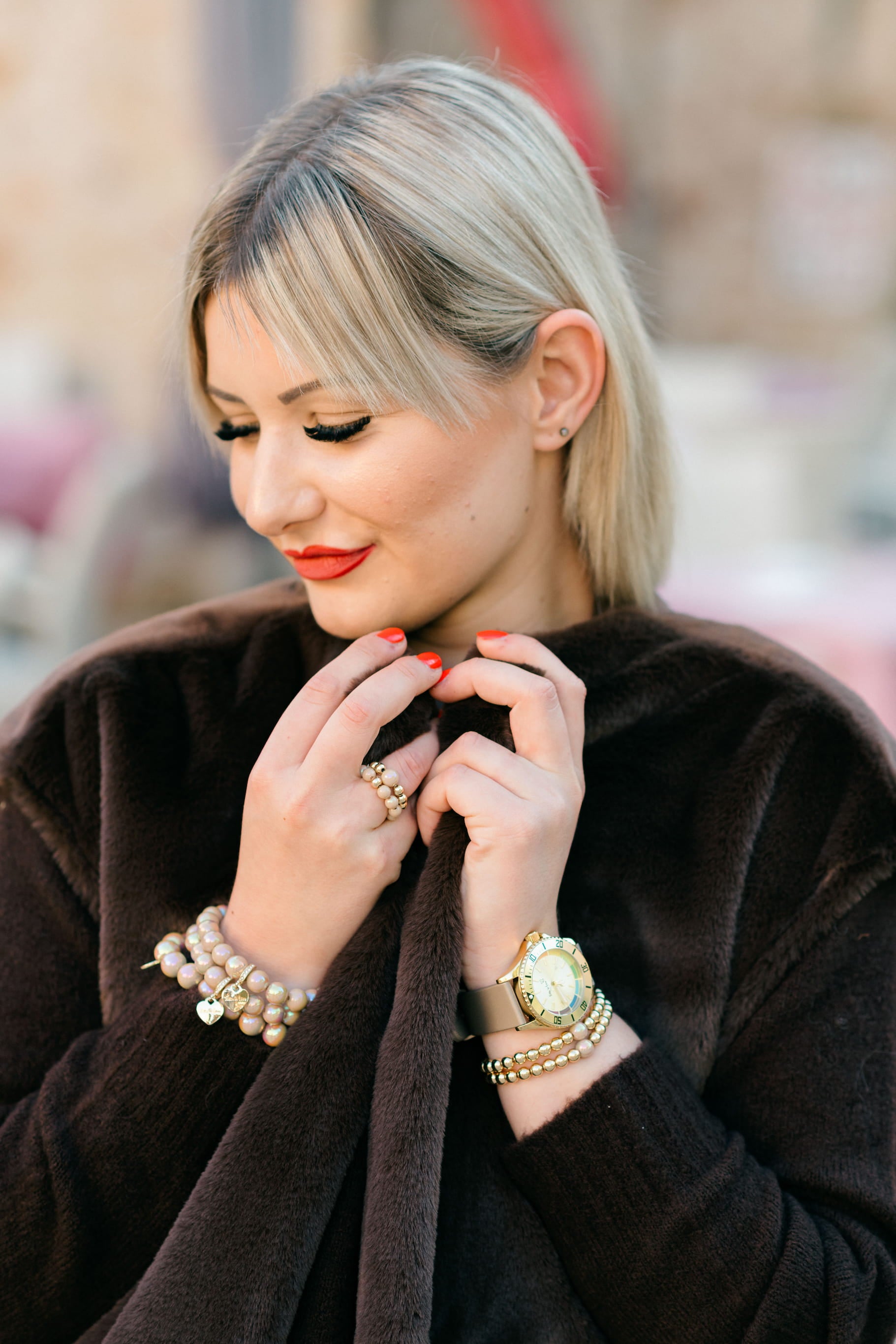 Armband-Set Toffee Glow Duo