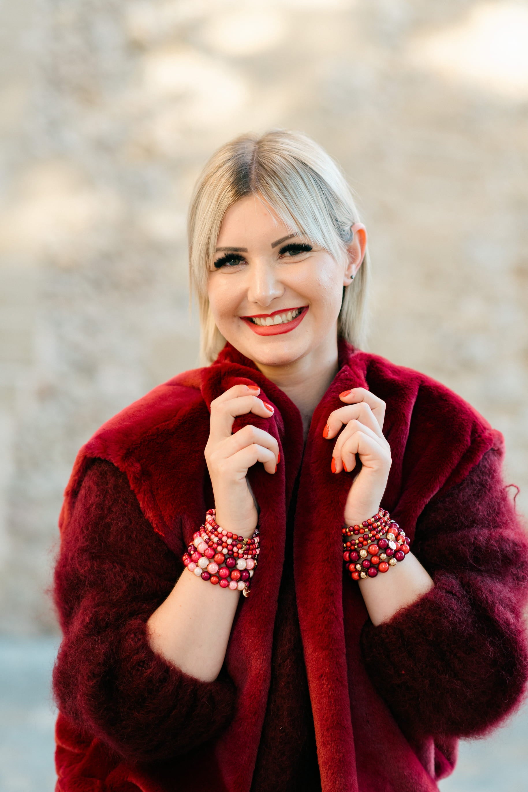 Armband-Set – Burgundy Rouge Deluxe Mini