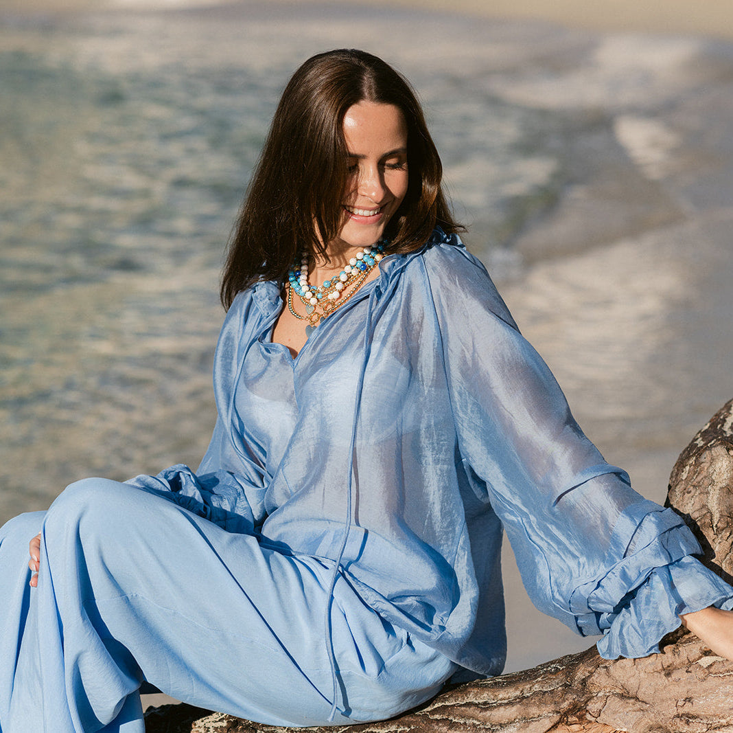 Armband Set Azurblau