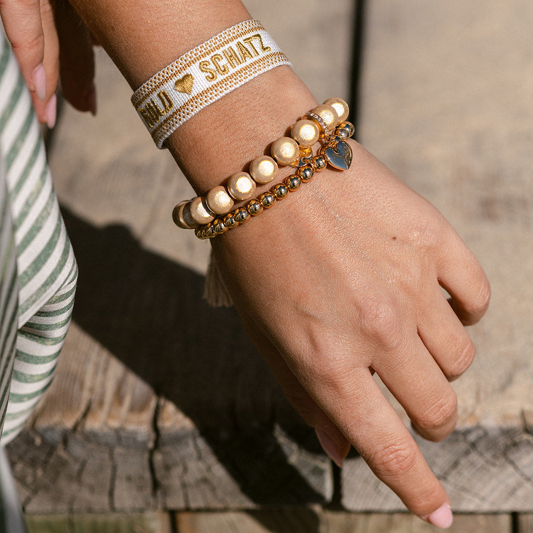 Armband Set Banana Champagner