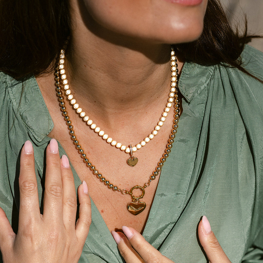 Halskette Fine 6mm Banana Champagner