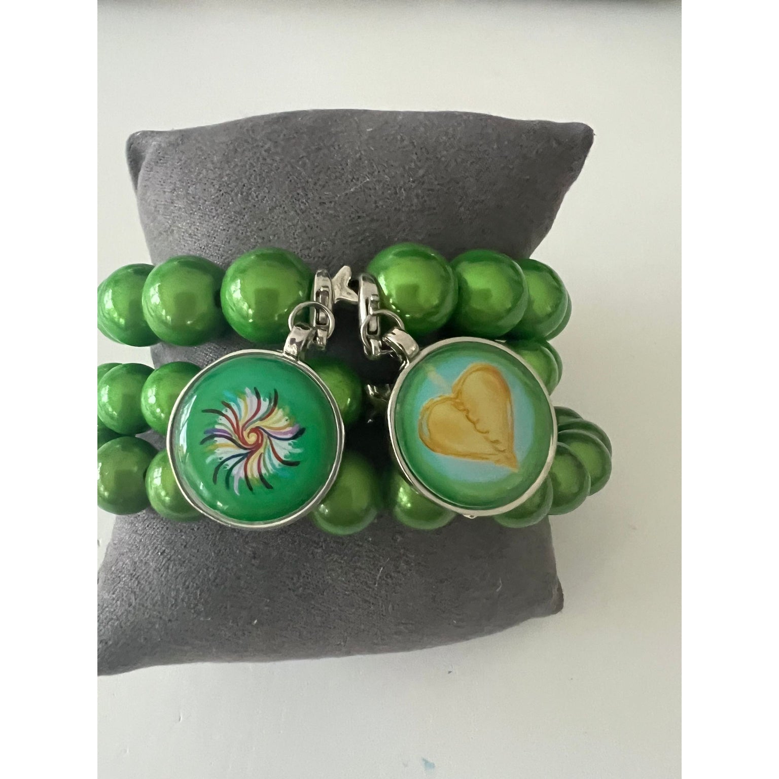 Dreier Kombi: Classic Green & "Freiheit / Happy Love"