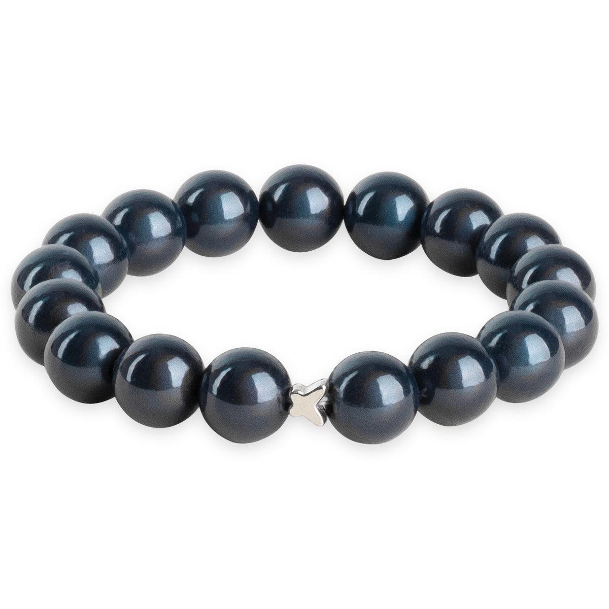 Denimblue Perlenarmband