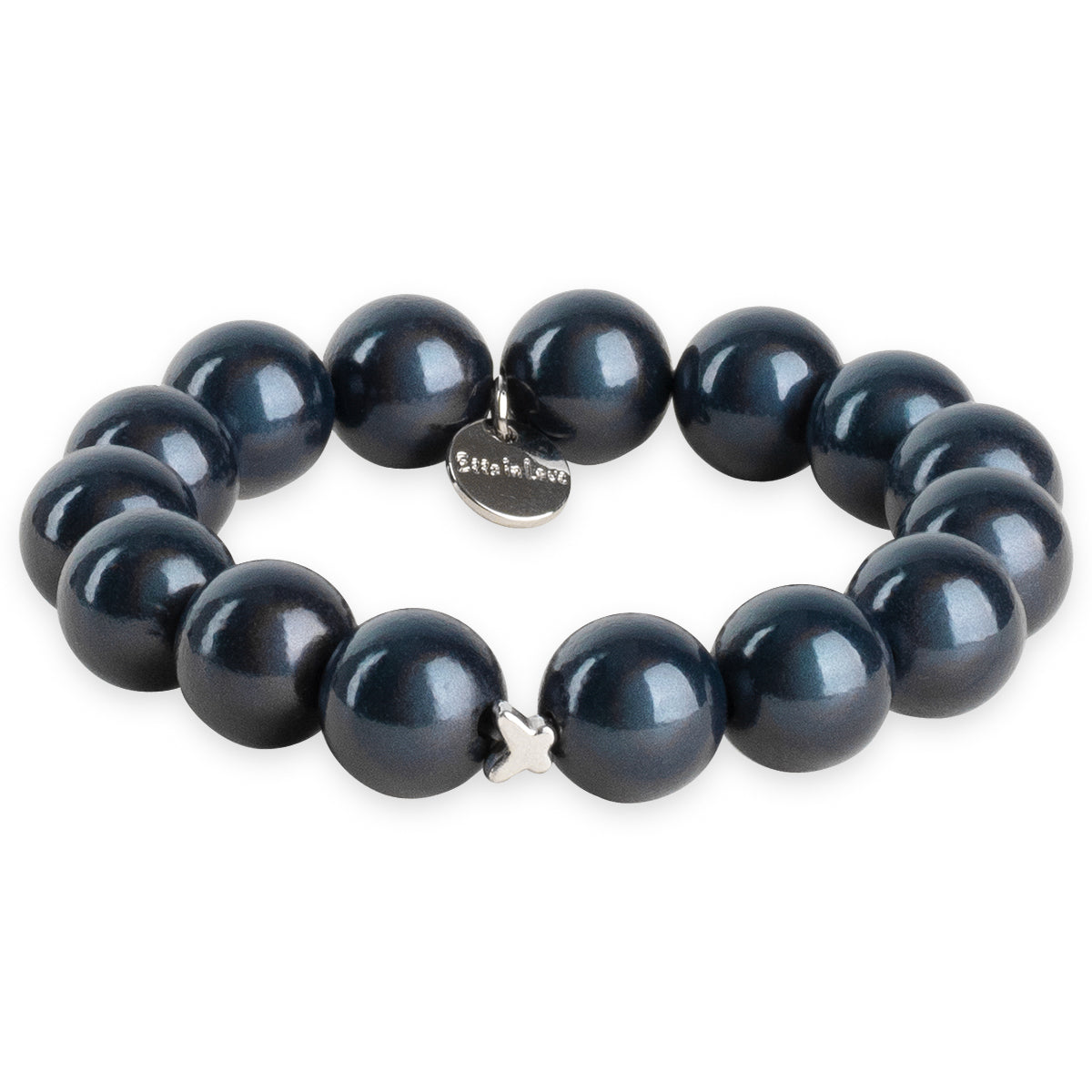 Denimblue Perlenarmband
