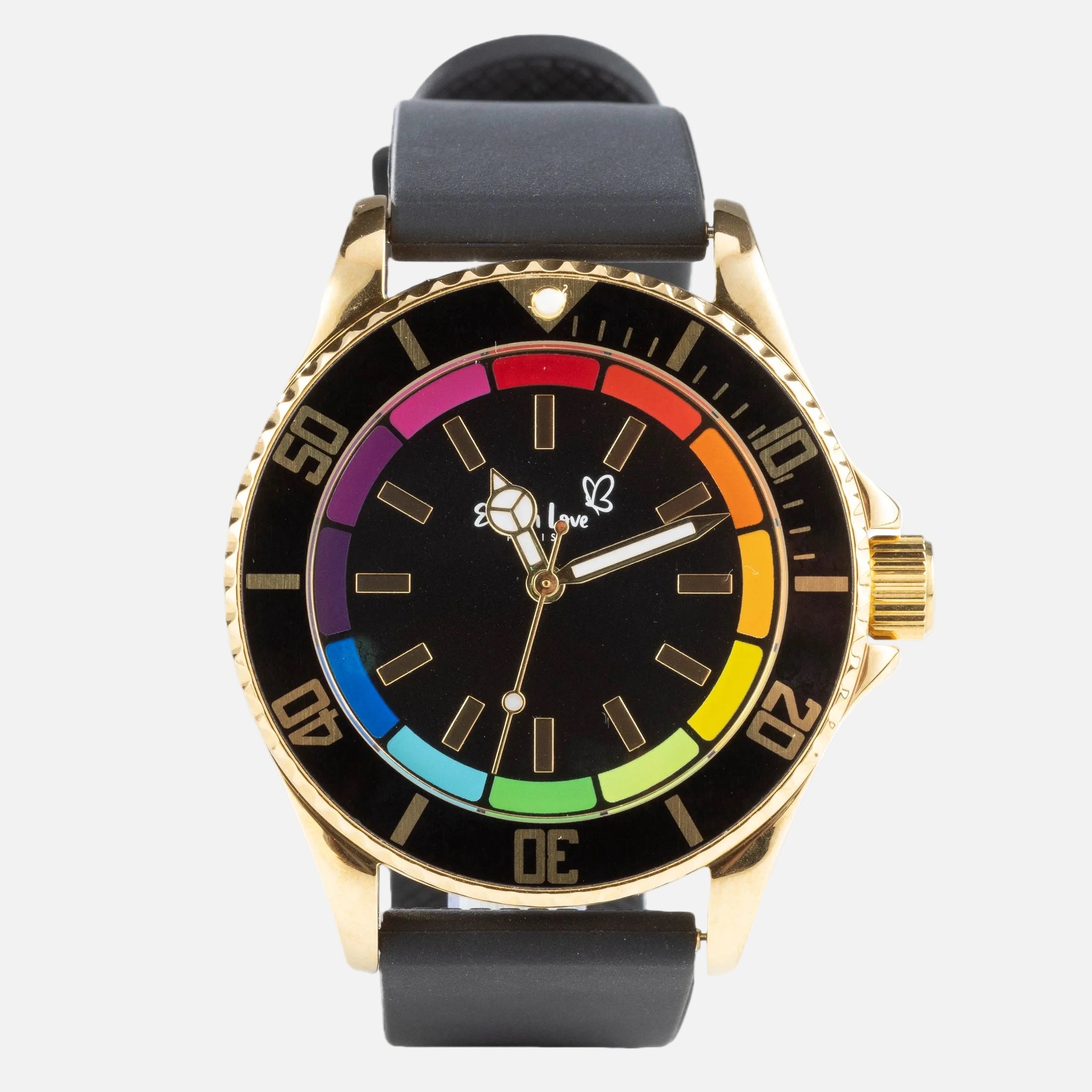 Armbanduhr Schwarz & Gold - Black Night