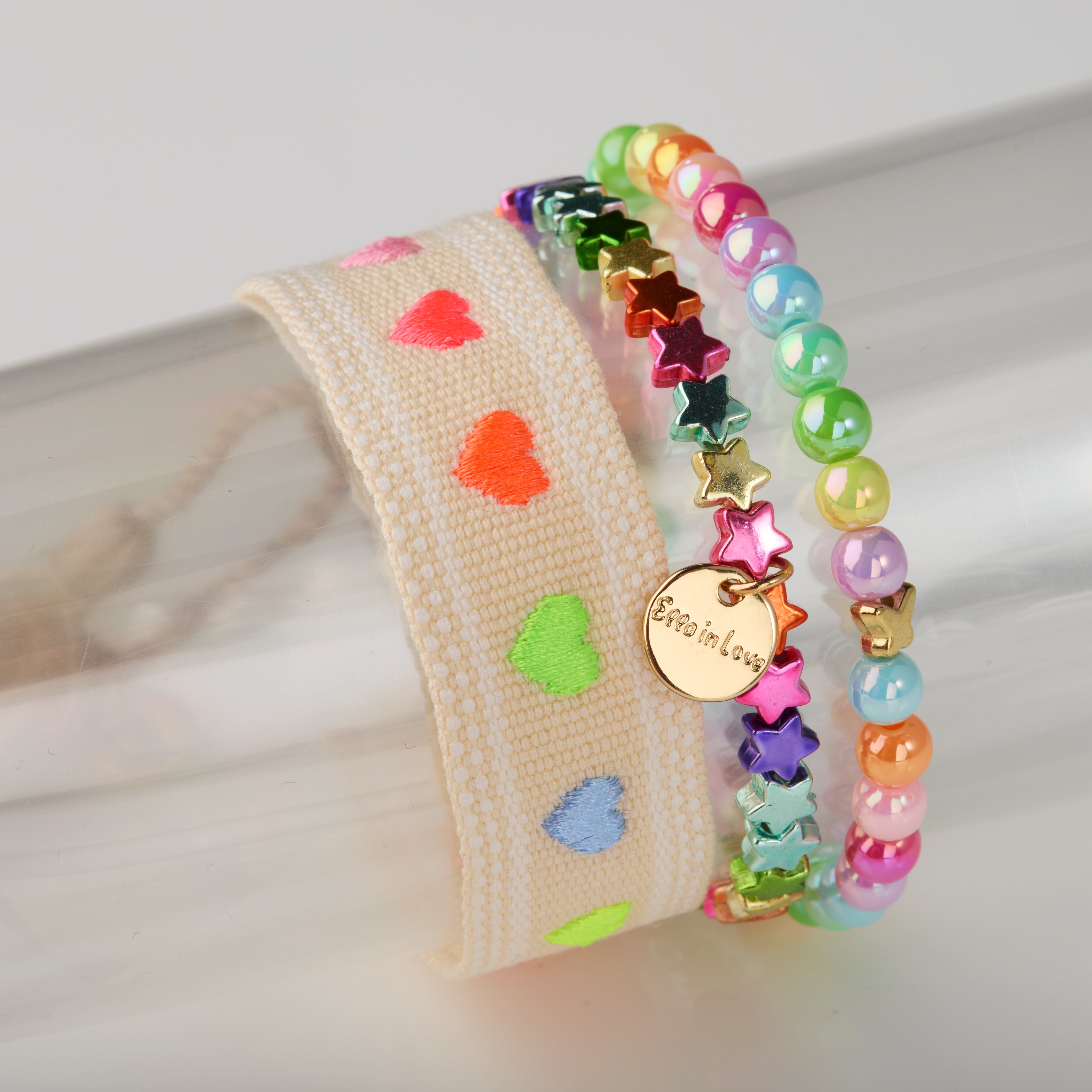 Rainbow Hearts Set