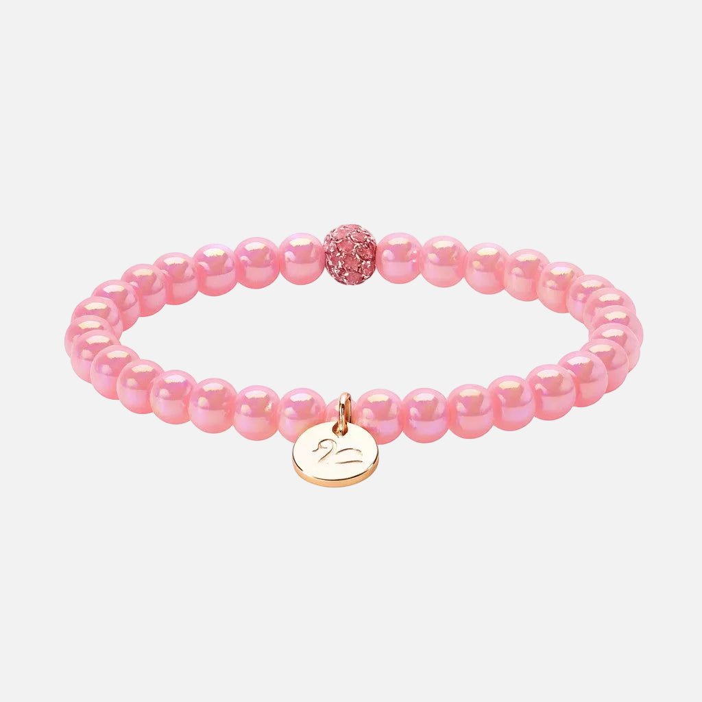 Perlenarmband Rosa & Glitzer Fine mit 3D Intensiv Glow Effekt